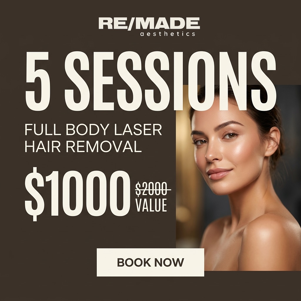 RE/MADE Esthetics client results and treatment photos from Instagram