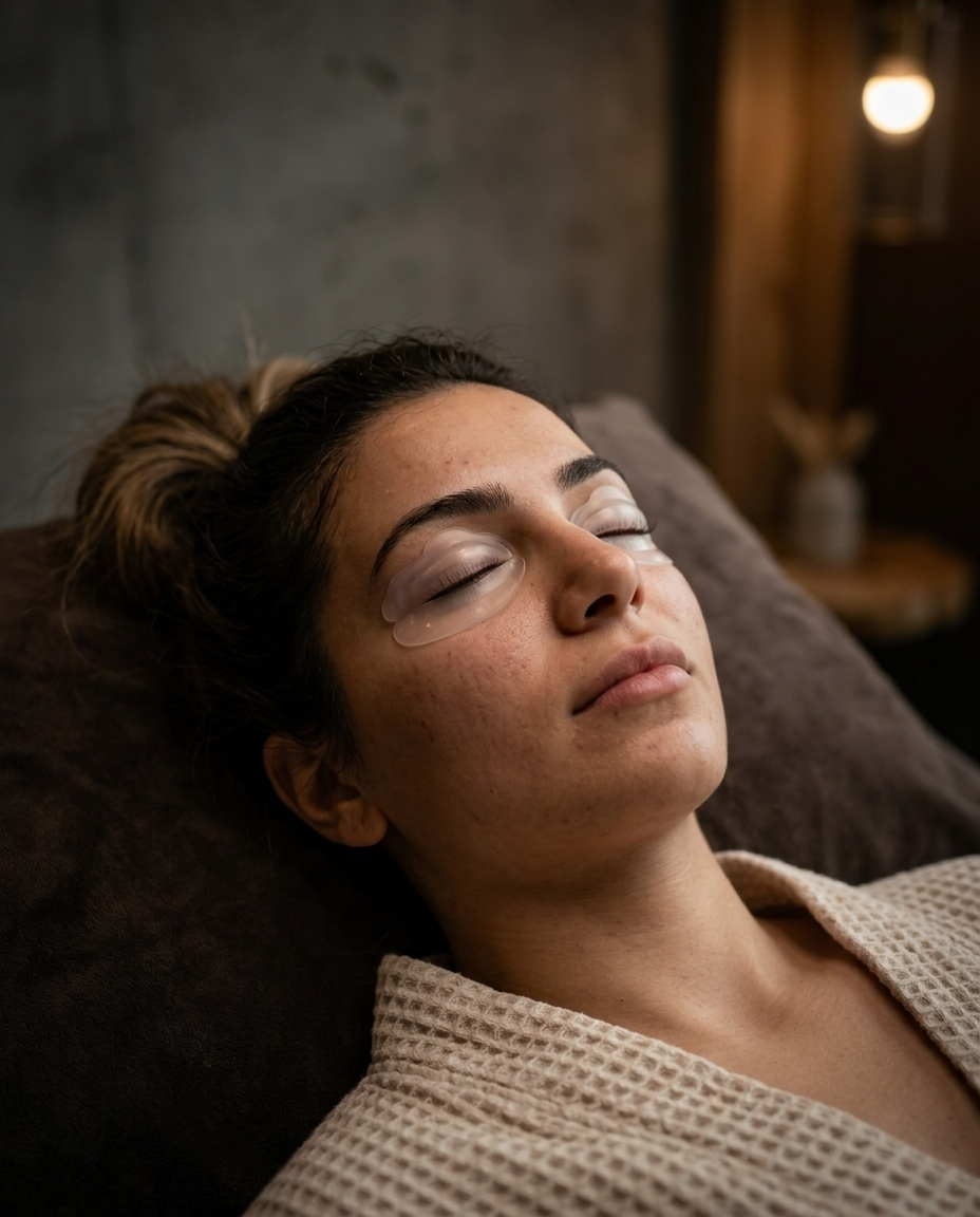 Lash lift and tint treatment at RE/MADE Esthetics